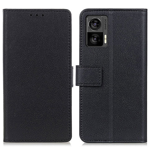 Coque Portefeuille Livre Cuir Etui Clapet M08L pour Motorola Moto Edge 30 Lite 5G Noir