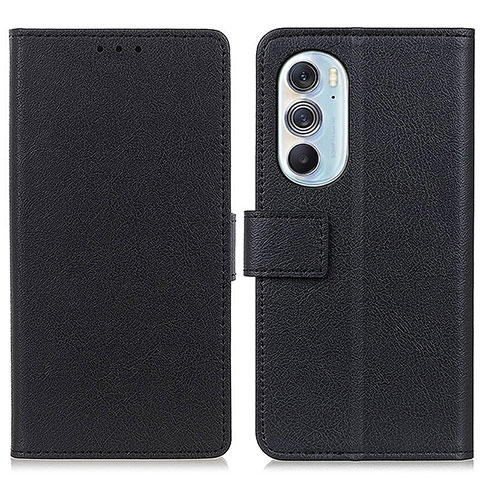 Coque Portefeuille Livre Cuir Etui Clapet M08L pour Motorola Moto Edge 30 Pro 5G Noir