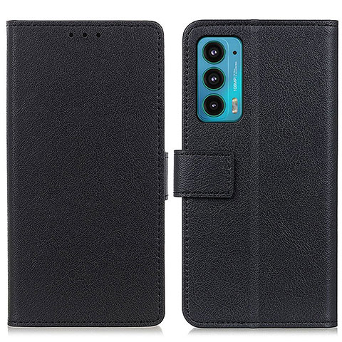 Coque Portefeuille Livre Cuir Etui Clapet M08L pour Motorola Moto Edge Lite 5G Noir