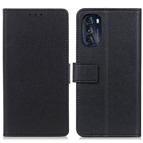 Coque Portefeuille Livre Cuir Etui Clapet M08L pour Motorola Moto G 5G (2022) Noir