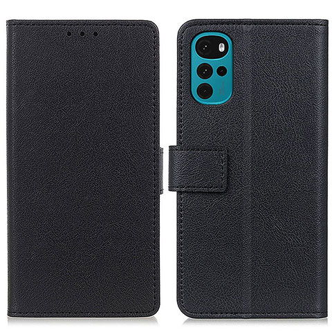 Coque Portefeuille Livre Cuir Etui Clapet M08L pour Motorola Moto G22 Noir