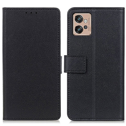 Coque Portefeuille Livre Cuir Etui Clapet M08L pour Motorola Moto G32 Noir