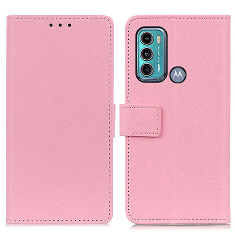 Coque Portefeuille Livre Cuir Etui Clapet M08L pour Motorola Moto G40 Fusion Rose