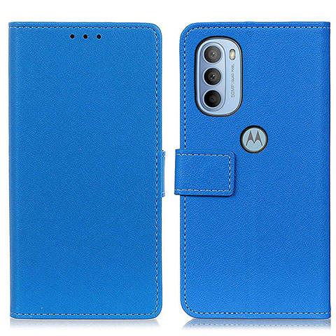 Coque Portefeuille Livre Cuir Etui Clapet M08L pour Motorola Moto G41 Bleu