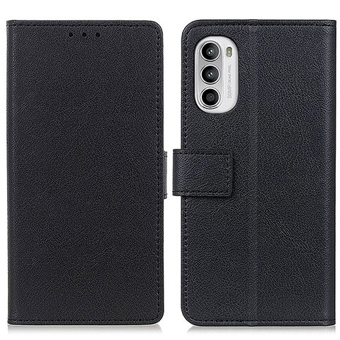 Coque Portefeuille Livre Cuir Etui Clapet M08L pour Motorola MOTO G52 Noir