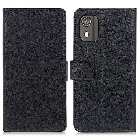 Coque Portefeuille Livre Cuir Etui Clapet M08L pour Nokia C02 Noir