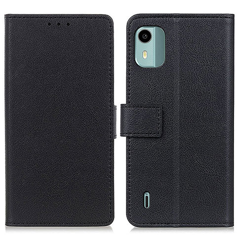 Coque Portefeuille Livre Cuir Etui Clapet M08L pour Nokia C12 Noir