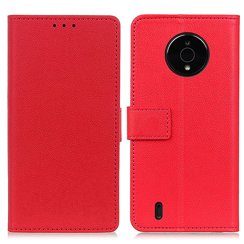 Coque Portefeuille Livre Cuir Etui Clapet M08L pour Nokia C200 Rouge