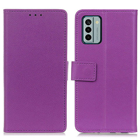 Coque Portefeuille Livre Cuir Etui Clapet M08L pour Nokia G22 Violet