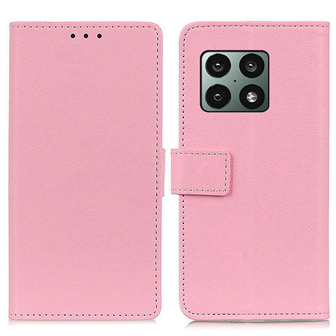 Coque Portefeuille Livre Cuir Etui Clapet M08L pour OnePlus 10 Pro 5G Rose