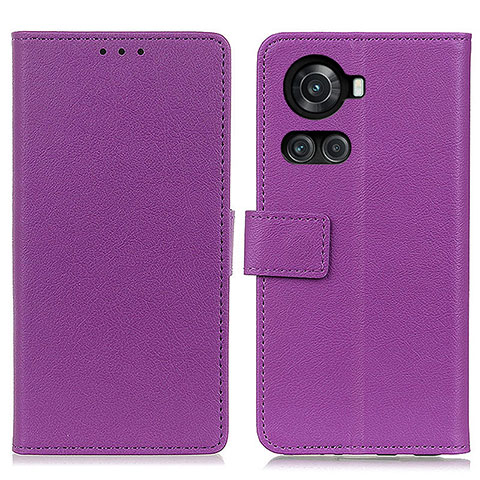 Coque Portefeuille Livre Cuir Etui Clapet M08L pour OnePlus 10R 5G Violet