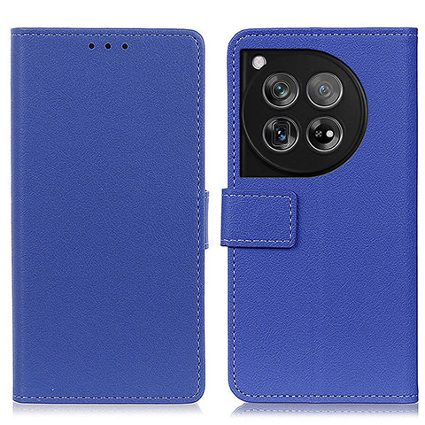 Coque Portefeuille Livre Cuir Etui Clapet M08L pour OnePlus 12R 5G Bleu