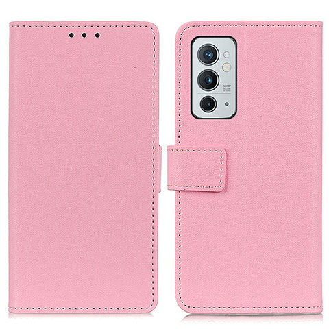 Coque Portefeuille Livre Cuir Etui Clapet M08L pour OnePlus 9RT 5G Rose