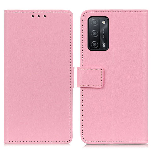 Coque Portefeuille Livre Cuir Etui Clapet M08L pour Oppo A53s 5G Rose