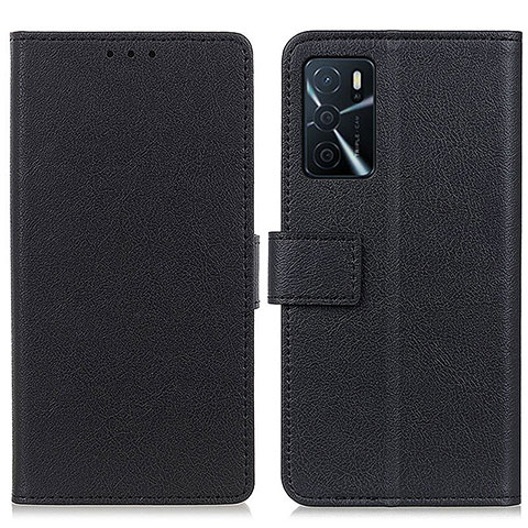 Coque Portefeuille Livre Cuir Etui Clapet M08L pour Oppo A54s Noir