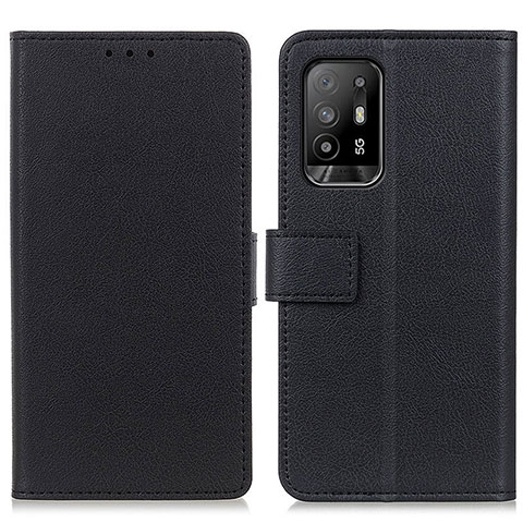 Coque Portefeuille Livre Cuir Etui Clapet M08L pour Oppo A94 5G Noir