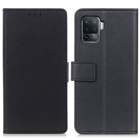 Coque Portefeuille Livre Cuir Etui Clapet M08L pour Oppo Reno5 Lite Noir