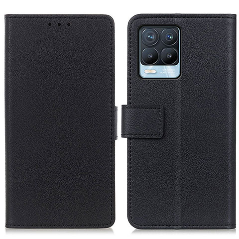 Coque Portefeuille Livre Cuir Etui Clapet M08L pour Realme 8 4G Noir