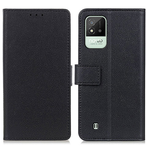 Coque Portefeuille Livre Cuir Etui Clapet M08L pour Realme C20A Noir