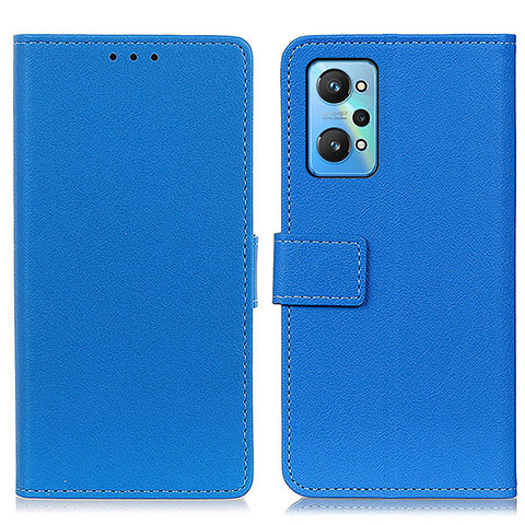 Coque Portefeuille Livre Cuir Etui Clapet M08L pour Realme GT2 5G Bleu