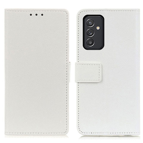 Coque Portefeuille Livre Cuir Etui Clapet M08L pour Samsung Galaxy A15 4G Blanc