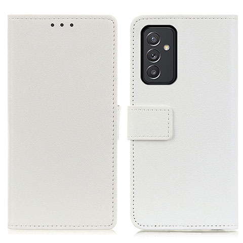 Coque Portefeuille Livre Cuir Etui Clapet M08L pour Samsung Galaxy A35 5G Blanc