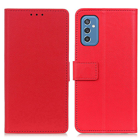 Coque Portefeuille Livre Cuir Etui Clapet M08L pour Samsung Galaxy M52 5G Rouge