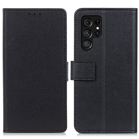 Coque Portefeuille Livre Cuir Etui Clapet M08L pour Samsung Galaxy S21 Ultra 5G Noir