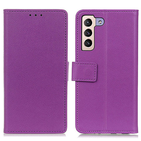 Coque Portefeuille Livre Cuir Etui Clapet M08L pour Samsung Galaxy S22 Plus 5G Violet