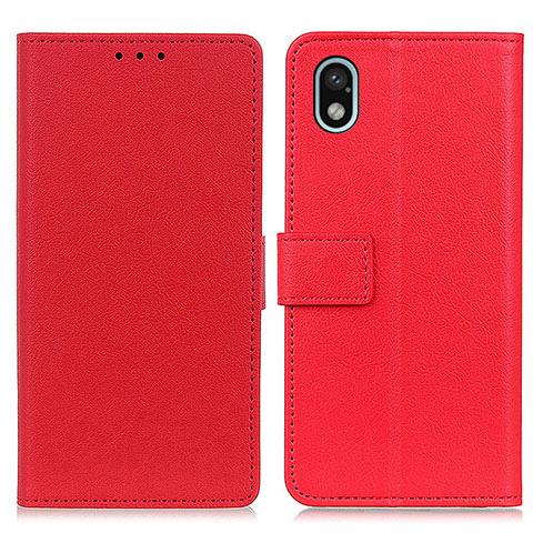 Coque Portefeuille Livre Cuir Etui Clapet M08L pour Sony Xperia Ace III Rouge