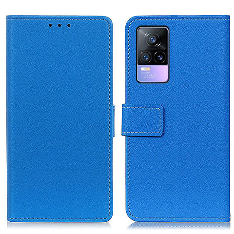 Coque Portefeuille Livre Cuir Etui Clapet M08L pour Vivo Y73 (2021) Bleu