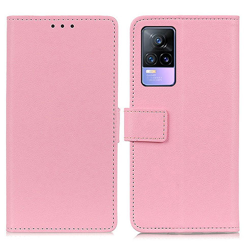 Coque Portefeuille Livre Cuir Etui Clapet M08L pour Vivo Y73 (2021) Rose