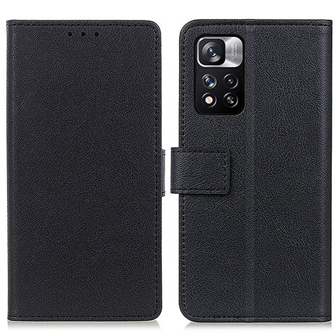 Coque Portefeuille Livre Cuir Etui Clapet M08L pour Xiaomi Mi 11i 5G (2022) Noir