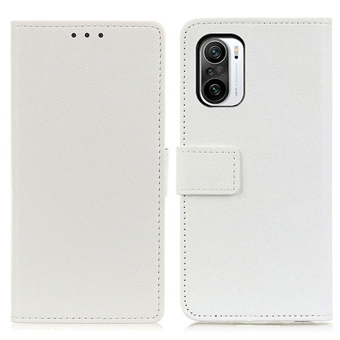 Coque Portefeuille Livre Cuir Etui Clapet M08L pour Xiaomi Mi 11X 5G Blanc