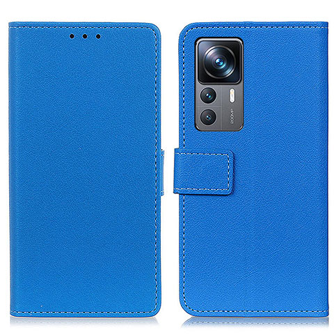 Coque Portefeuille Livre Cuir Etui Clapet M08L pour Xiaomi Mi 12T 5G Bleu