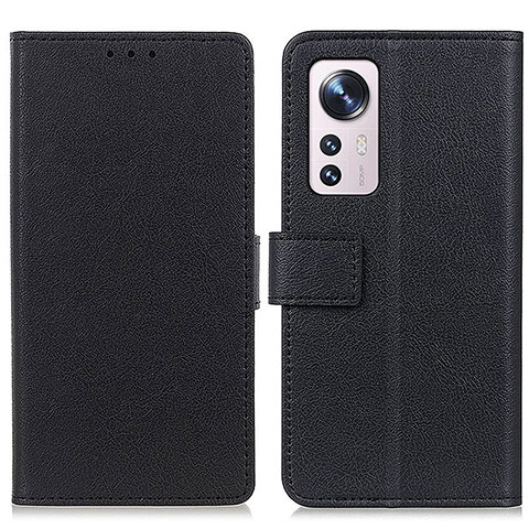 Coque Portefeuille Livre Cuir Etui Clapet M08L pour Xiaomi Mi 12X 5G Noir