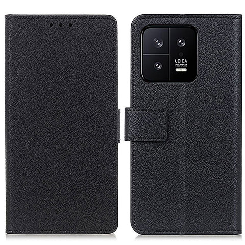 Coque Portefeuille Livre Cuir Etui Clapet M08L pour Xiaomi Mi 13 5G Noir