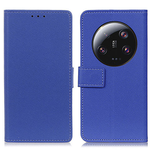 Coque Portefeuille Livre Cuir Etui Clapet M08L pour Xiaomi Mi 13 Ultra 5G Bleu