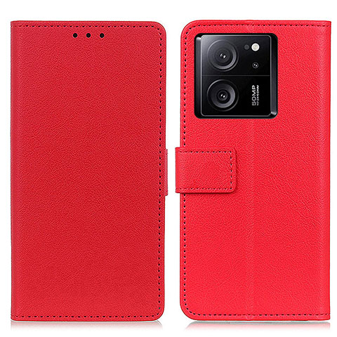 Coque Portefeuille Livre Cuir Etui Clapet M08L pour Xiaomi Mi 13T 5G Rouge