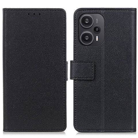 Coque Portefeuille Livre Cuir Etui Clapet M08L pour Xiaomi Poco F5 5G Noir