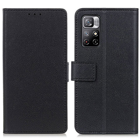 Coque Portefeuille Livre Cuir Etui Clapet M08L pour Xiaomi Poco M4 Pro 5G Noir