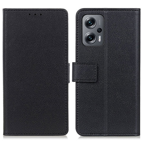 Coque Portefeuille Livre Cuir Etui Clapet M08L pour Xiaomi Poco X4 GT 5G Noir