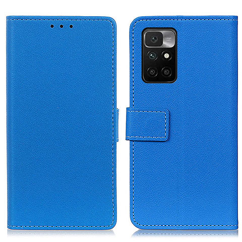 Coque Portefeuille Livre Cuir Etui Clapet M08L pour Xiaomi Redmi 10 (2022) Bleu