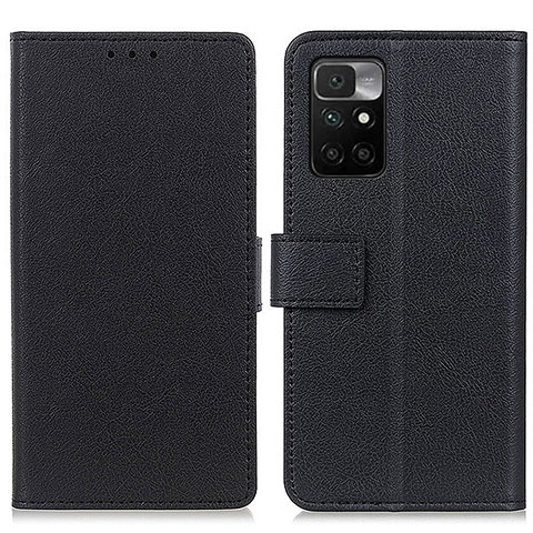 Coque Portefeuille Livre Cuir Etui Clapet M08L pour Xiaomi Redmi 10 4G Noir