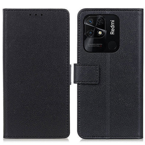 Coque Portefeuille Livre Cuir Etui Clapet M08L pour Xiaomi Redmi 10 Power Noir