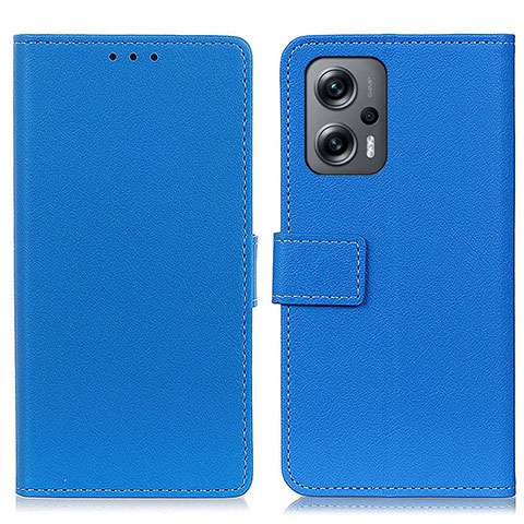 Coque Portefeuille Livre Cuir Etui Clapet M08L pour Xiaomi Redmi K50i 5G Bleu