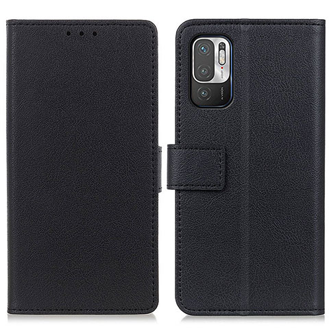 Coque Portefeuille Livre Cuir Etui Clapet M08L pour Xiaomi Redmi Note 10 5G Noir