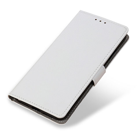 Coque Portefeuille Livre Cuir Etui Clapet M08L pour Xiaomi Redmi Note 10S 4G Blanc