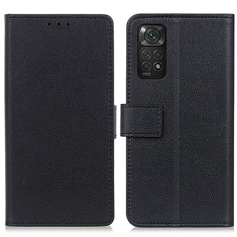 Coque Portefeuille Livre Cuir Etui Clapet M08L pour Xiaomi Redmi Note 11S 4G Noir