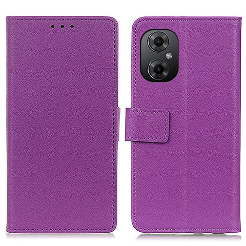 Coque Portefeuille Livre Cuir Etui Clapet M08L pour Xiaomi Redmi Note 12R Pro 5G Violet